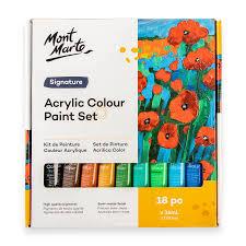 Mont marte Acrylie color 18 pcs paint set
